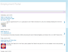 Tablet Screenshot of myemploymentportal.com